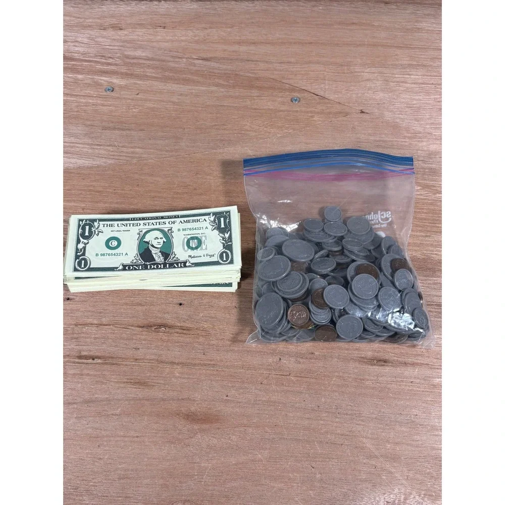 Melissa & Doug Play Money Set Educational Bills and Coins Assortment